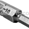 Punta Allen (hexagonal) vástago 1/4" hex inserto (25 mm) – APEX 185-10X