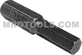 Punta Allen (hexagonal) vástago 1/4" hex inserto (33 mm) – APEX 185-4X Punta Allen (hexagonal) vástago 1/4" hex inserto (33 mm) – APEX 185-4X
