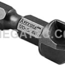 Punta Torq-Set vástago 1/4" hex – APEX 170-5/16B